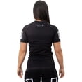 thumbnail image 2 of Tatami Fightwear Women's Katakana Short Sleeve Rashguard - Large - Black, 2 of 6