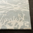 thumbnail image 3 of SAFAVIEH Bella Pascal Floral Coral Wool Area Rug, Grey/Ivory, 8' x 10', 3 of 12