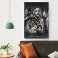 thumbnail image 4 of Justin Gaethje Canvas Poster Picture Print Canvas Poster Wall Paint Art Posters Decor Modern Home Artworks Gift 12x18inch(30x45cm), 4 of 6