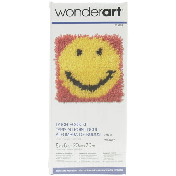 Wonderart Kit Crochet 8"X8"-Sourire