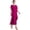 #001 Red, variant on Chiffon Mother of The Bride Dresses for Wedding Guest Tea Length Tiered Formal Evening Gowns with Sleeves JH031 (Blue,XXL)