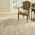 thumbnail image 3 of Martha Stewart Rug Collection Round Floral Transitional Area Rug, 3 of 3