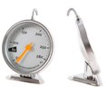 thumbnail image 2 of Stainless Steel Oven Thermometer for Kitchen Baking, 50-280℃ Wide Temp Range, ±2℃ High Accuracy, Self-standing or Hanging Design, Fast-reading Probe, Durable Corrosion-resistant Baking Tool for, 2 of 4