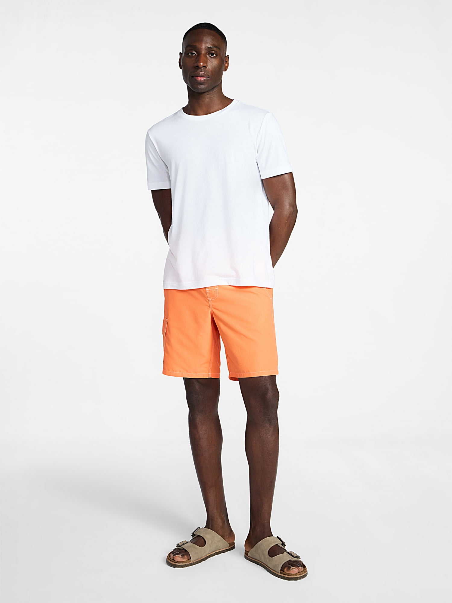 George Men's and Big Men's Cargo E Board Swim Shorts, Sizes S-3XL