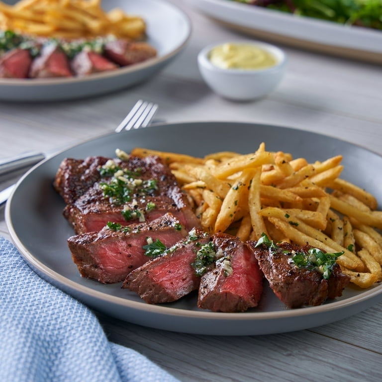 New York Strip Steak, Choice Angus Beef, 2 per Tray, 1.25 - 1.50 lb