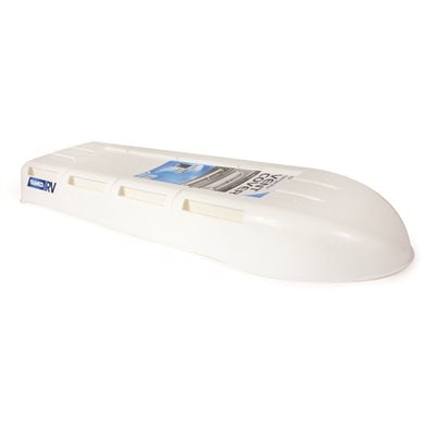 Camco Refrigerator Vent Cover 42160 For Dometic/Camco and Newer Norcold Bases; Polar White; Plastic; Vent Cover Only Without Solar Panel