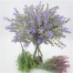 thumbnail image 4 of Gwong Decoración hogareña 1 rama de hierba de plástico artificial Hoja de hojas follaje fiesta de boda decoración del hogar Gwong 21005430, 4 of 6