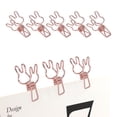 thumbnail image 4 of Clips de Reliure Creux, Légers 100 Pcs Mignons Lapins Pinces Fortes pour Notes Noir, Bleu, Or Rose, 4 of 8