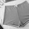 thumbnail image 5 of 2 Piece Swimsuit for Women, Two Piece Swimsuit for Women, 2 Piece Bathing Suits for Women, Women's Gingham Plaid Swimsuits Bow Triangle Halter Shorts Bottoms Bikini Sets Bathing Suit, Gray M, 5 of 8