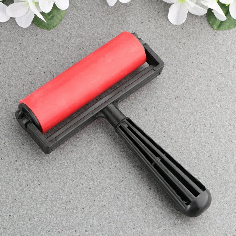 8 Inch Soft Rubber Brayer Rollers For Printmaking Large Rubber Roller  Speedball Roller For Arts And Crafts Paint Brush Ink Applicator Art Craft  Oil