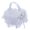 Style A, variant on Wedding Flower Girl Basket Fairy Lace Collection Flower Basket with Rhinestone Decor (White)