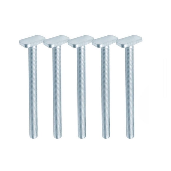 Lefu 5 Pcs Filetage M8 T-Track Boulons Ou Écrous pour Outil de Menuiserie Jigs Attache