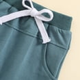 thumbnail image 5 of zuwimk Toddler Baby Boy Fall Winter Clothes Color Block Long Sleeve Sweatshirt Pullover Tops + Joggers Pants Outfit Set(18-24 Months,Blue), 5 of 5