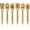 Cat Shape, variant on 6Pcs Dog Bamboo Cooking Utensils Wooden Pet Engraved Cooking Spoons Set Carving Kitchen Bamboo Spatula Set Wood Cooking Spoon for Kitchen Fun House Warming Gift