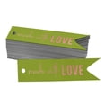 thumbnail image 1 of Inkdotpot Real Rose Gold Foil Made With Love Text Tags Favor Hang Paper Tags 50 Pieces, 1 of 6