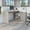 Gray#12, variant on Office Desks Khali 2-Pc Office Set, Two Shelves, Two Drawers, Wall Cabinet, Single Door Cabinet, -Light Oak / Taupe,Home Office Desks