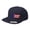 Navy, variant on Snapback Hat for Men Flat Bill Left Side Panel Hats Puerto Rico Map Flag Embroidery Embroidered Flat Bill Hat Acrylic Dark Grey Design Only