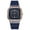 Dark blue, variant on New fashionable student square casual silicone watch, ladies' quartz watch