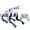A, variant on Programmable Quadruped Robot Dog with Voice Control, Music Light Effect Intelligent Pet For Children Development
