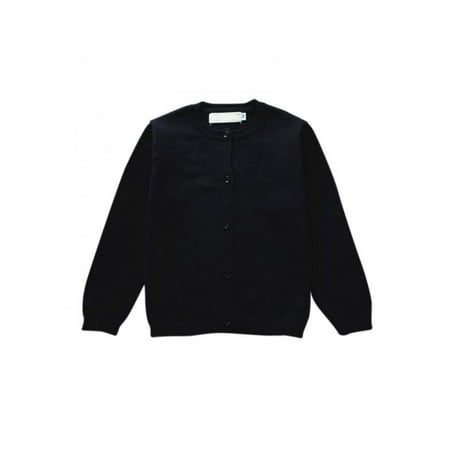 

Boys Girls Childrens School Sweatshirt Sweater Jumper Top Button Down Crew Neck
