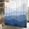 thumbnail image 2 of Tchckioa Neutral Shower Curtain for Bathroom,Waterproof Hooks Bath Curtain,72x72 Inch,Blue and White, 2 of 6