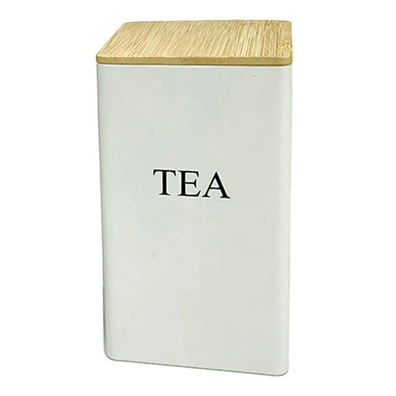 Coffee Tea Storage Container Metal Airtight Kitchen Canister For Countertop Farmhouse Home Food Preservation Jars Pantry Organization