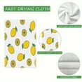 thumbnail image 7 of YladaFaie Kitchen Towels Fresh Lemon Fruit Theme Dish Towel Kitchen Hand Towels Decorative Tea Towels for Kitchen Absorbent for Bathroom Home Housewarming Gift, 16 x 24 Inch, 7 of 7
