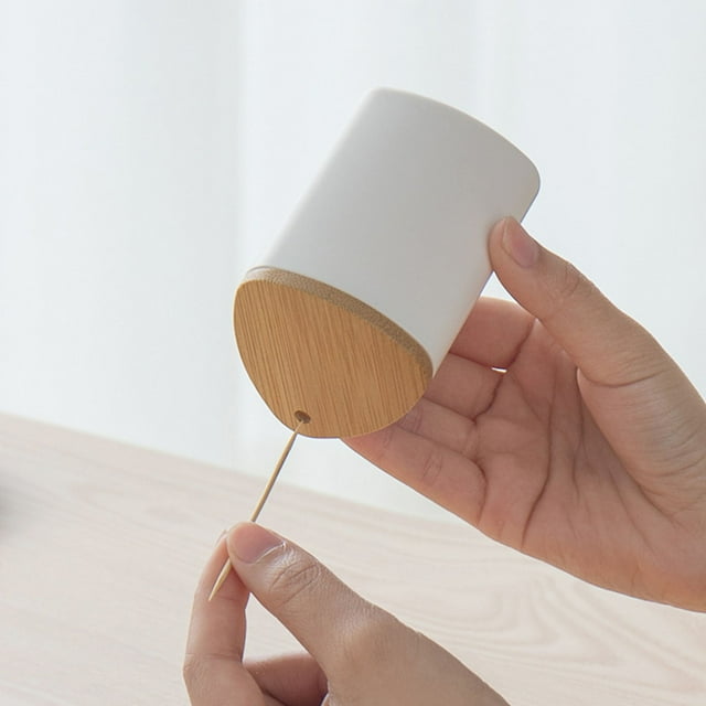 Caja De Almacenamiento Para Palillos De Dientes, Soporte Para Palillos De Dientes, Bambú PS Moderno Para Restaurante
