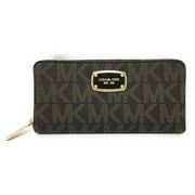 Michael Kors Jet Set Item Zip Around Continental Wallet - Brown