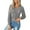 Dark Gray, variant on Womens Crop Tops Long Sleeve Shirts V Neck Knit Slim Fit Pullover Fall Clothes for Women Tees Blouses