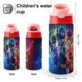 thumbnail image 2 of Kids Water Bottle with Straw - Power Rangers 16.9 Oz Stainless Steel Vacuum Insulated Water Bottle for Boys Girls, 2 of 7