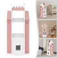 thumbnail image 5 of Rotating Children's Bookshelf, Castle-Shaped, 360 Rotating, 10-Shelf Bookcase, Corner Book Storage Organizer for CDs ,Movies,Books, 5 of 22