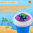 thumbnail image 4 of REGNBUE Taza para hacer granizados, 2 piezas de taza para hacer granizados mágicos congelados, taza para hacer jugos, leche y helado, máquina portátil para hacer granizados mágicos congelados para niñ, 4 of 5