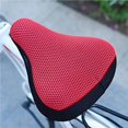 thumbnail image 3 of Bike Seat Cover Breathable Padded Bicycle Seat Cover for Spare Parts 6 Bicycle Riding Equipment Red, 3 of 9