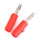 thumbnail image 2 of Conectores banana aislados de 4 mm (nuevos, 10 unidades, rojo y negro), 2 of 5