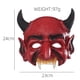 thumbnail image 3 of Accesorios de Halloween,Máscara de demonio de Halloween rojo aterrador,Máscara de media cara Cosplay Adultos, nocturno de utilería para máscaras de Salvador Accesorios de Halloween, 3 of 4