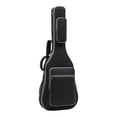 thumbnail image 3 of Bunblic Bass Guitar Bag Waterproof with Side Handle Lightweight Electric Guitar Case Black, 3 of 8