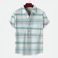 thumbnail image 3 of Camiseta de rayas para hombre, camisas de color liso para hombre, ropa de diseñador para hombre, ropa clásica, duradera, asequible, de moda para hombre, 3 of 5
