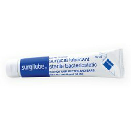 Surgilube Lubricating Jelly 4.25 oz. Tube Sterile, 281020537 - Pack of 12