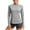 Gray a1, variant on Womens UPF 50+ Sun Protection Long Sleeve Shirt with Pockets Quick Dry 1/4 Zip Pullover Athletic Top for Golf Tennis S-3XL