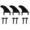 thumbnail image 2 of Demonsen Plastic Surfboard Fins, 3Pcs Surfboard Fins, Surfing Lovers For Surfboards Outdoor Use, 2 of 8