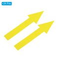 thumbnail image 3 of Uxcell Directional Arrow Sticker, 24 Pack Removable Self Adhesive Decal, Yellow, 3 of 6