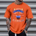 thumbnail image 1 of Tops para hombre, blusas y camisas de cuello redondo y manga corta para hombre, tops casuales de cuello redondo y manga corta con estampados especiales para hombre., 1 of 5