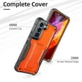 thumbnail image 5 of ExoGuard For Samsung Galaxy S22 Case, Phone Case with Screen Protector and Kickstand (Orange), 5 of 8