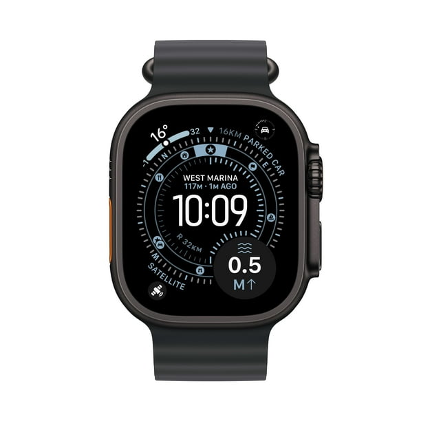 Apple Watch Ultra 3 GPS + Cellular 49mm Black Titanium Case with