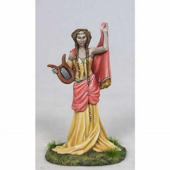 Muse Terpsichore with Harp Miniature Stephanie Law Masterworks Dark Sword Miniatures