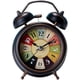 thumbnail image 1 of Reloj despertador analógico silencioso, sin tictac para dormitorio, diseño vintage, funciona con pilas, doble campana de cuarzo, 1 of 5