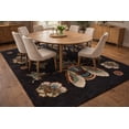 thumbnail image 4 of Black Tufted Rug 12x15 – Handmade Geometric Wool Area Rug for Dining Room & Bedroom | Rectangular Carpet, Bohemian Décor, 4 of 8