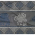 thumbnail image 4 of oneOone Organic Cotton Poplin Twill Fabric Floral & Elephant Block Print Sewing Fabric BTY 42 Inch Wide, 4 of 4