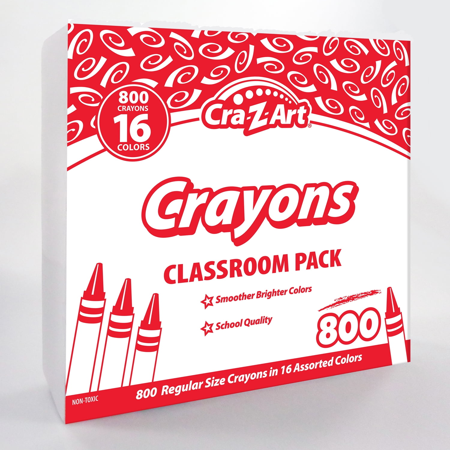  Cra-Z-Art Crayons, 16 Assorted Colors, 800/pack : Everything  Else
